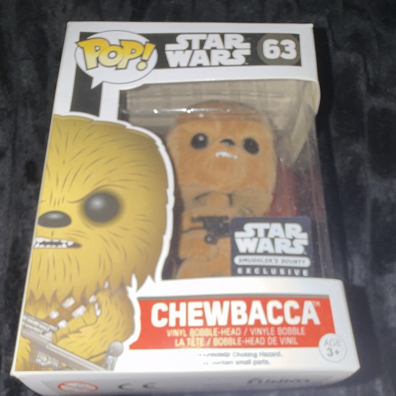Funko Pop! Star Wars Chewbacca #63 Vinyl Figure Smuggler's Bounty Exclusive