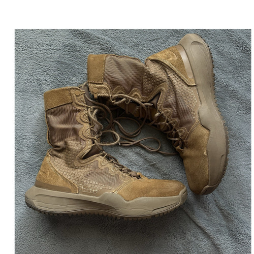 Nike DD0077-900 Men's Brown Desert Tactical Boots Uninsulated Size 10.5