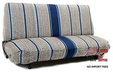 Bench Seat Cover, Universal Fit Truck  Car -  Woven Saddle Blanket Navy