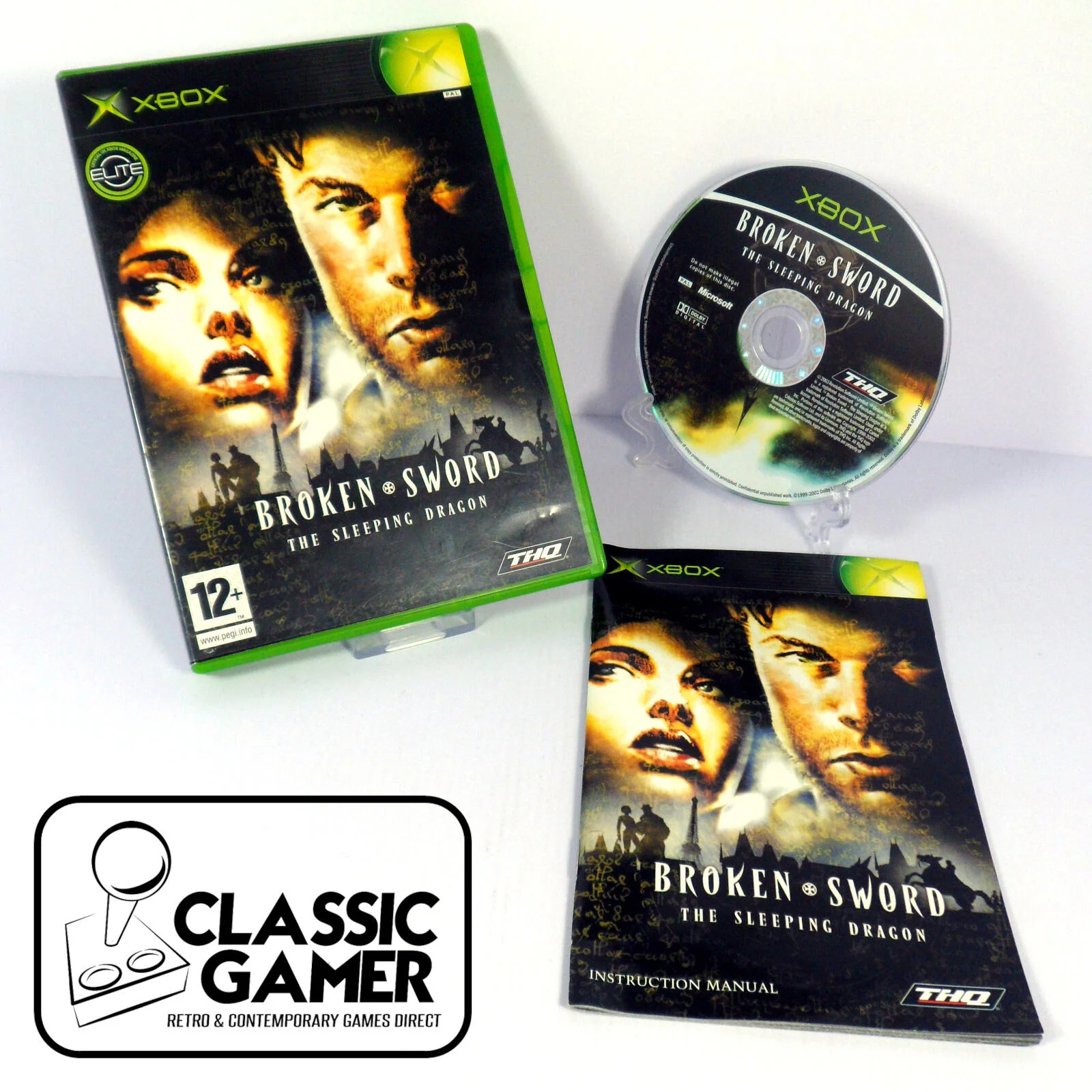 Broken Sword: The Sleeping Dragon (Original Xbox) *NEAR MINT*