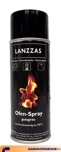 [1L/22,50€] Ofenlack Ofenfarbe hitzebeständiger Lack gussgrau 400 ml Spraydose