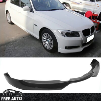 Fits 09-12 BMW E90 E91 3-Series LCI Facelift ACS Front Bumper Lip Spoiler PU