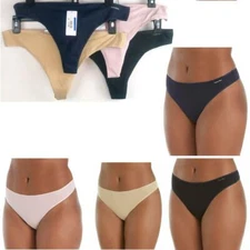 Calvin Klein Plus Form Cotton Thong QD3709 Choose Size & Color New Panty