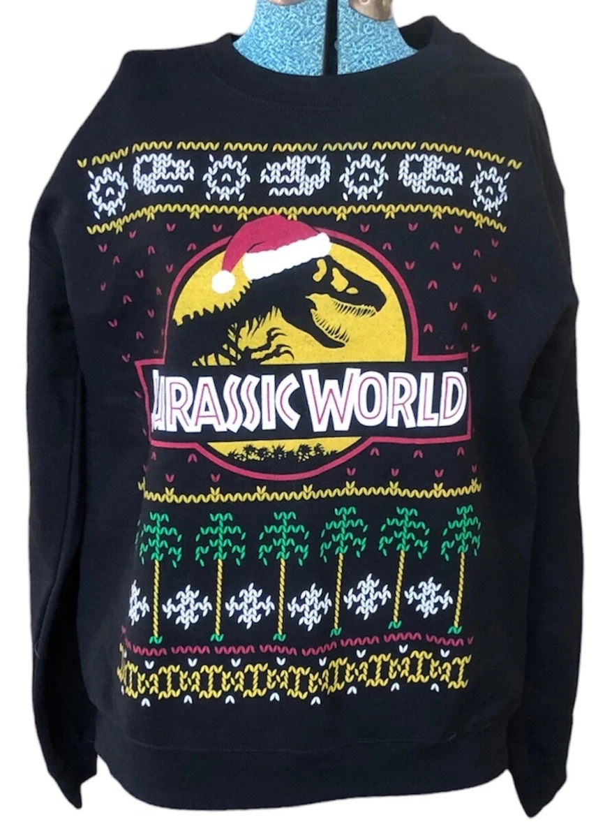 Jurassic park sweater christmas 2025