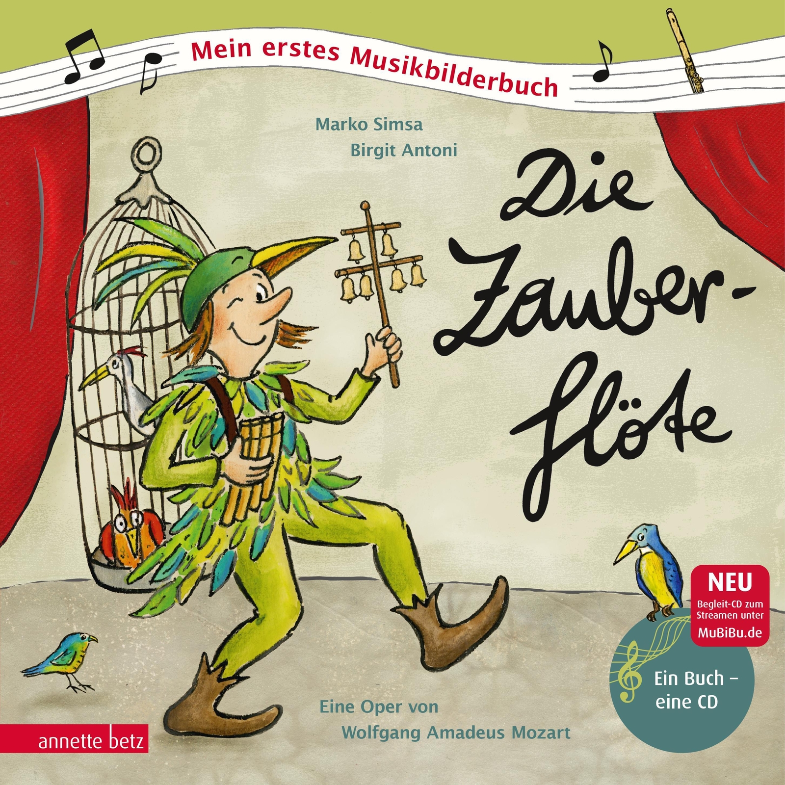 Thumbnail - Die Zauberflöte | Mein Erstes Musikbilderbuch Mit Cd | Marko Simsa |
