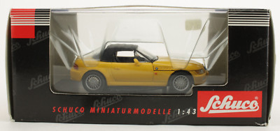 BMW Z3 geschlossen gelb Schuco 04252 1:43 OVP [DS1-C4]