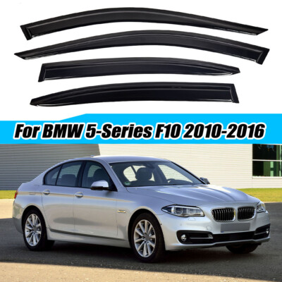For BMW 5-Series F10 528i 530i 550i 2010-2016 Sedan Rain Guard Vent Deflector