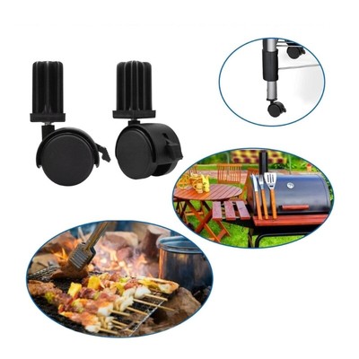 Replacement Rotating Casters Set Plastic Texture Suitable for Gas Grills