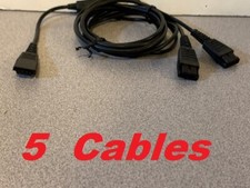 Lot of 5 - NEW - JABRA Supervisory Y-Splitter Training Cable 8312-009