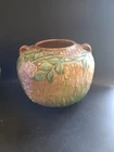 1930s Roseville Pottery  Wisteria Squat Vase 5.25"