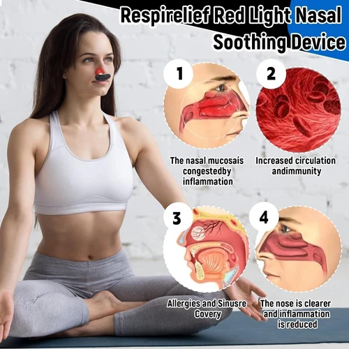 Relief Rotlicht Nasaltherapiegerät Physiotherapie-Nasenberuhigungsgerät Nase D - Bild 3 von 7