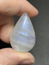 Moonstone Tear drop Cab 1.28in x  .81in x .47in 7g