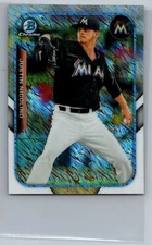 2015 Bowman #FFM-JN Justin Nicolino The Farm's Finest Minis shimmer