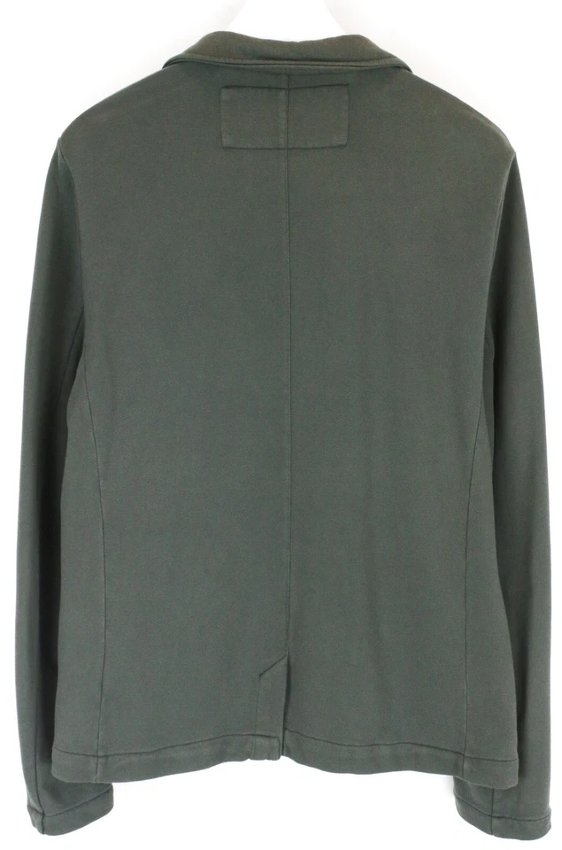 GUESS Slim Fit Blazer Men LARGE Single Breasted Jacket Lapel Green - Image 2 of 4