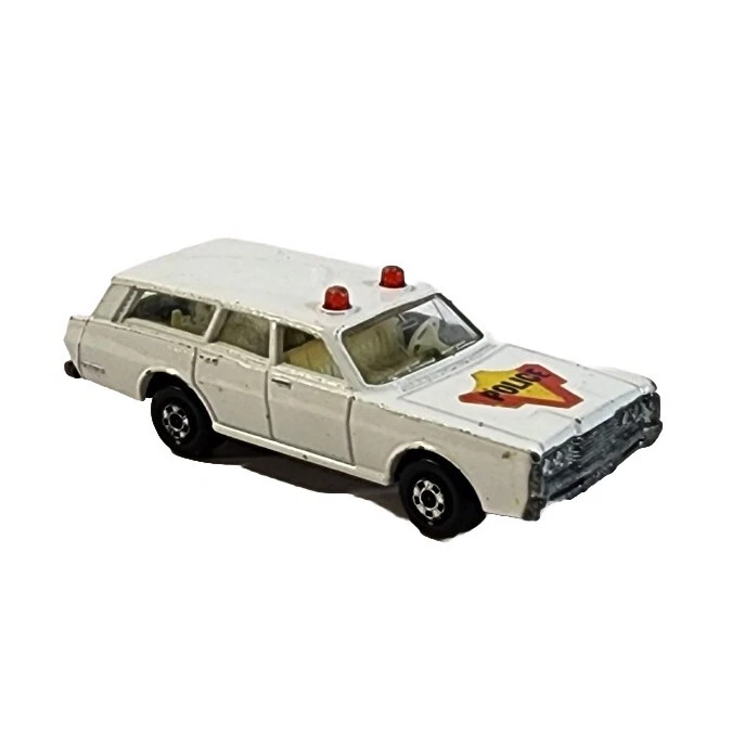 Lesney Matchbox No. 55 Mercury Police Car Station Wagon #55 Superfast England  - Image 3 of 4