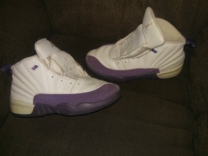 jordan retro 12 white and purple