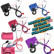 Stethoscope and Blood Pressure Set Kit Adult Cuff for Nurses Medical Staff 330