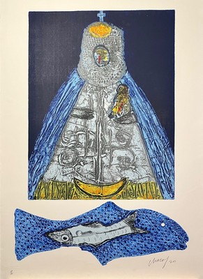 EDUARDO ROCA (CHOCO) .Engraved, Serigraphy / Cardboard. Cuban Art. Contemporary