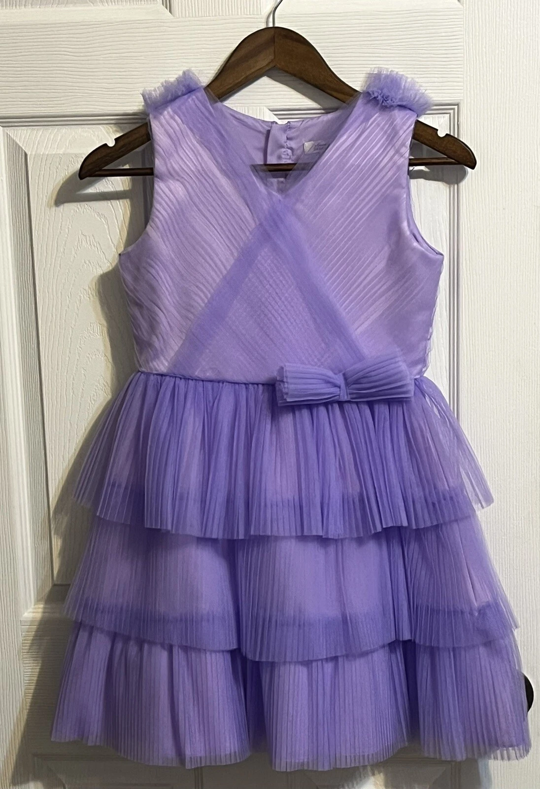 American Glamour Badgley Mischa Girls Sleeveless A-line Dress Size 12