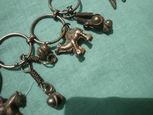 Metal Chain Adjustable Belt w/ Animal Design Charms Belly Dance 33-37" Long - Picture 6 of 10