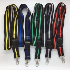 First Responder Thin Line Lanyards Police Officer Corrections 911 Dispatcher Bor