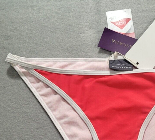 Nwt VENICE BEACH Lascana RED w/White Trim CHEEKY SEXY Swimsuit Bikini Bottoms 6 - Picture 2 of 6