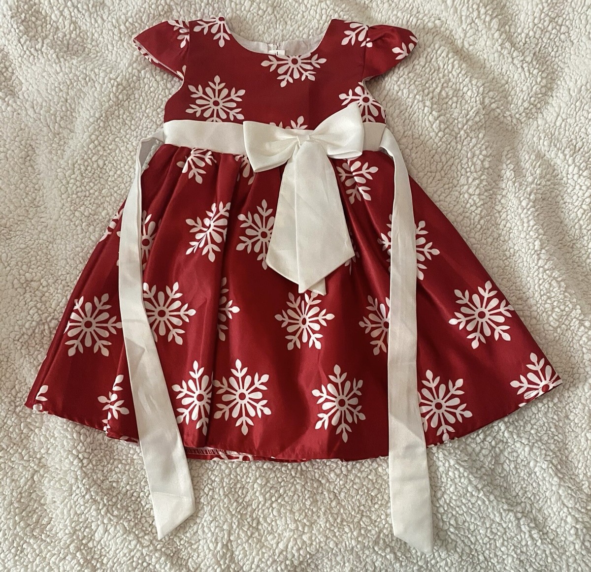 strapless open back dress Snowflake Dress | Occasion Dress in Sizes XXS–6X main image 1