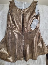 DISNEY PRINCESS JASMINE DRESS GIRLS SIZE 9/10 Color GOLD