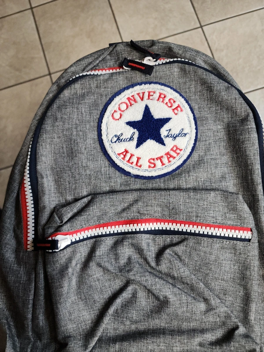 Grey top converse backpack