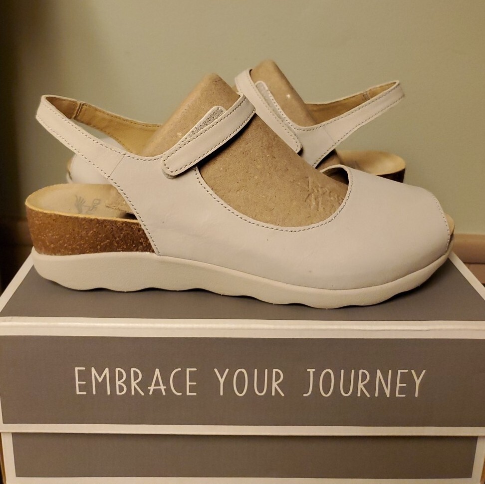Dansko Marcy Women's Sandal Shoes, Ivory Milled Nubuck, US 11.5-12 W42 NEW image 3