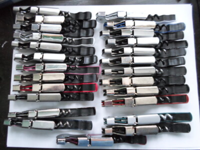  LOT OF 25 Corkscrew MIXED WAITER Corkscrews Wine Opener Bottle Bar Knife