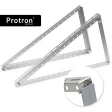 Alu PV Aufst&auml;nderung Solar Halterung Photovoltaik Balkonkraftwerk 71cm - 2 Stk.