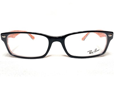 Ray Ban Eyeglasses RX5206 2479 Black On Red Plastic Frame 54mm RX5206 2479 Highstreet – www.eyeglassdiscounter.com main image 3