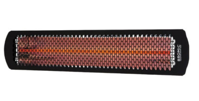 BH0420031 Bromic Tungsten 3000W Smart-Heat Black Electric Heater,