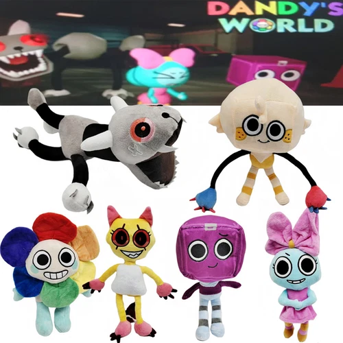 Dandy'S World Plush Pebble Finn Flutter Dandys World Plushie Horror Game Soft - Picture 6 of 30