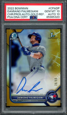 2022 1st Bowman Chrome ~ Damiano Palmegiani ~ Gold Refractor /50 ~ PSA 10 ~ Auto
