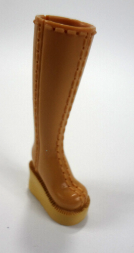 Mattel My Scene Barbie Doll Tall Tan Platform RIGHT BOOT - Picture 1 of 6
