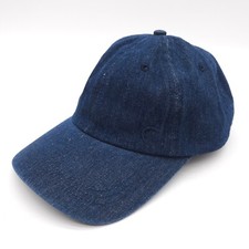 Zyia Active Hat Adults OSFM Blue Denim Strapback Buckle Gym Running Ball Cap
