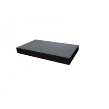 ✅ Kunststoff Montageplatte für Echolotgeber, zum Aufkleben, Schwarz 15x10x2 cm✅