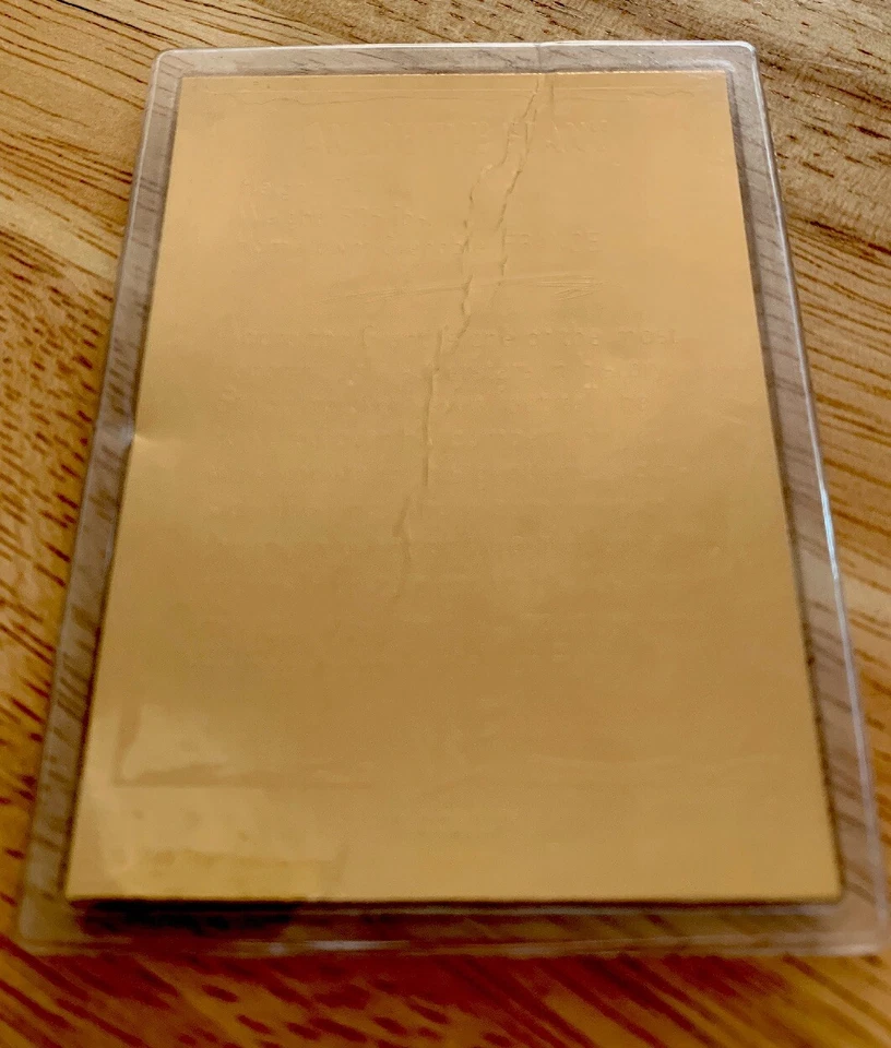 ANDRE THE GIANT 1999 Danbury Mint WWF WWE Wrestling 22Kt Gold Card #1 (Creased) - Image 2 of 2