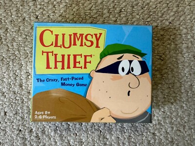 Clumsy Thief - Melon Rind - Crazy Fast-Paced Money Card Game - COMPLETE