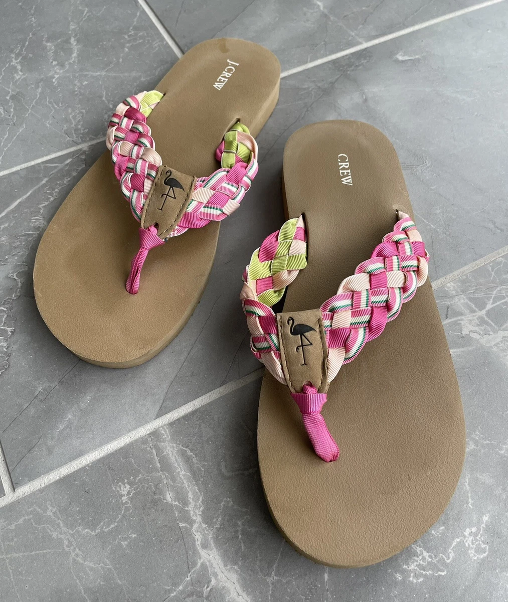 J crew hot sale flip flops womens