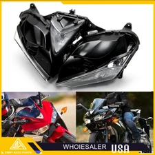 For Yamaha YZF-R25 YZFR25 YZF R3 2013-2017 Black Headlight Head Lamp Assembly
