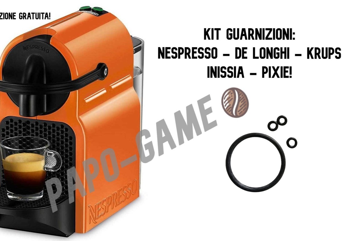 ■ PROMO! KIT COMPLETO MANUTENZIONE DE LONGHI KRUPS NESPRESSO INISSIA PIXIE