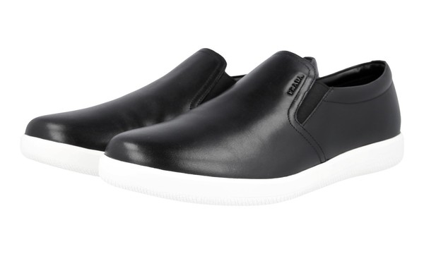 Luxus Prada Sneaker Schuhe 4D2776 Schwarz Neu 6,5 40,5 41-image