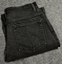 Vintage Wrangler For Women High Rise Black Mom Jeans Size 14x30 Made In The USA