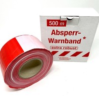 Absperrband 500 Meter Rot/Weiß