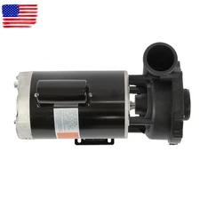 Spa Pump 3721221-1D Dual-Speed 56-Frame 3.0 Horsepower 230 V For Hot Tub Black