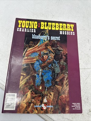 YOUNG BLUEBERRY Vol 1 BLUEBERRY'S SECRET - MOEBIUS - COMCAT TPB OOP