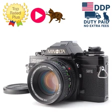 [Near MINT] Minolta New X-700 MPS Black Film Camera MD 50mm F1.7 Lens From JAPAN
